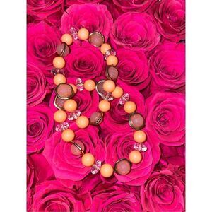 Vintage Peach Bellini 70’s Bracelet Set